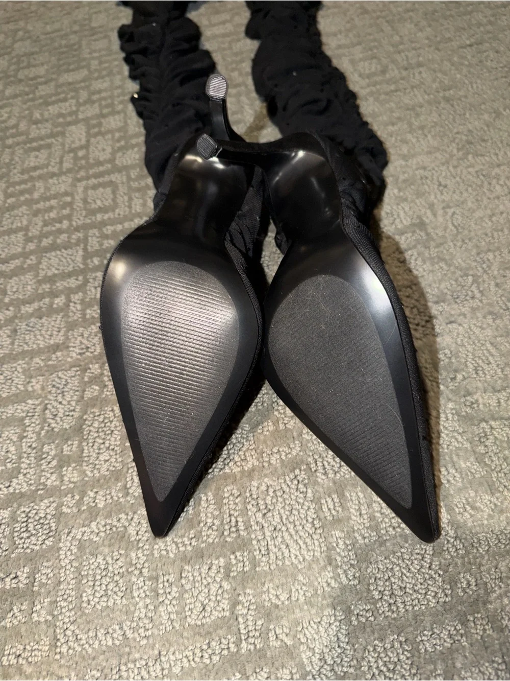 Steve Madden Rashida Black Over-the-Knee Stiletto Boots